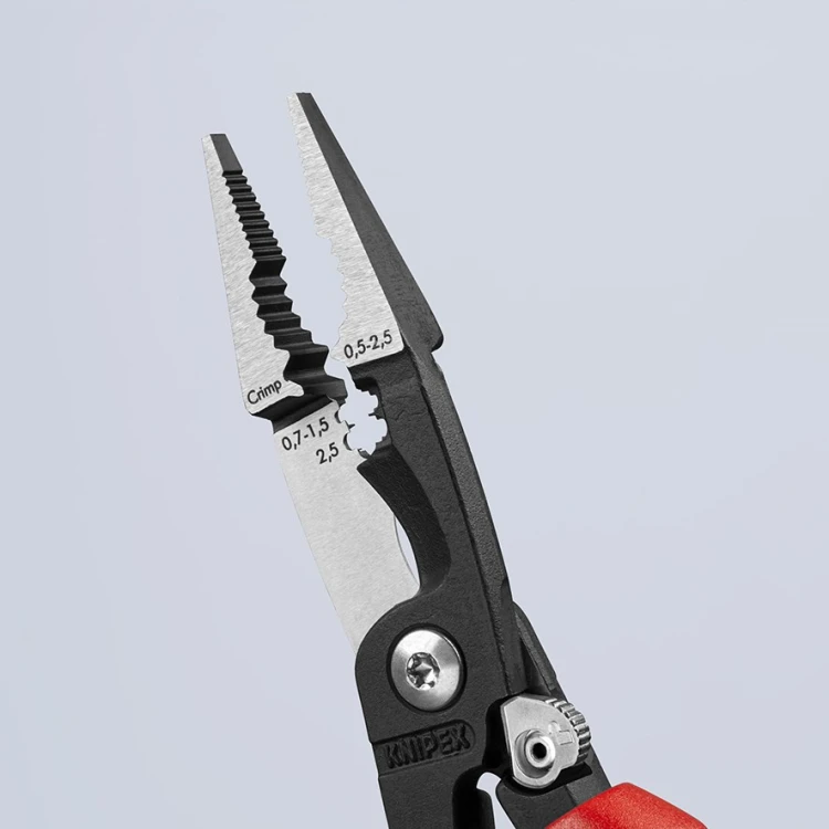 Szczęki i strefy robocze szczypiec wielofunkcyjnych Knipex 13 92 200