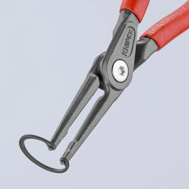 Szczypce do pierścieni wewnętrznych Knipex 48 11 J1 z pierścieniem Segera