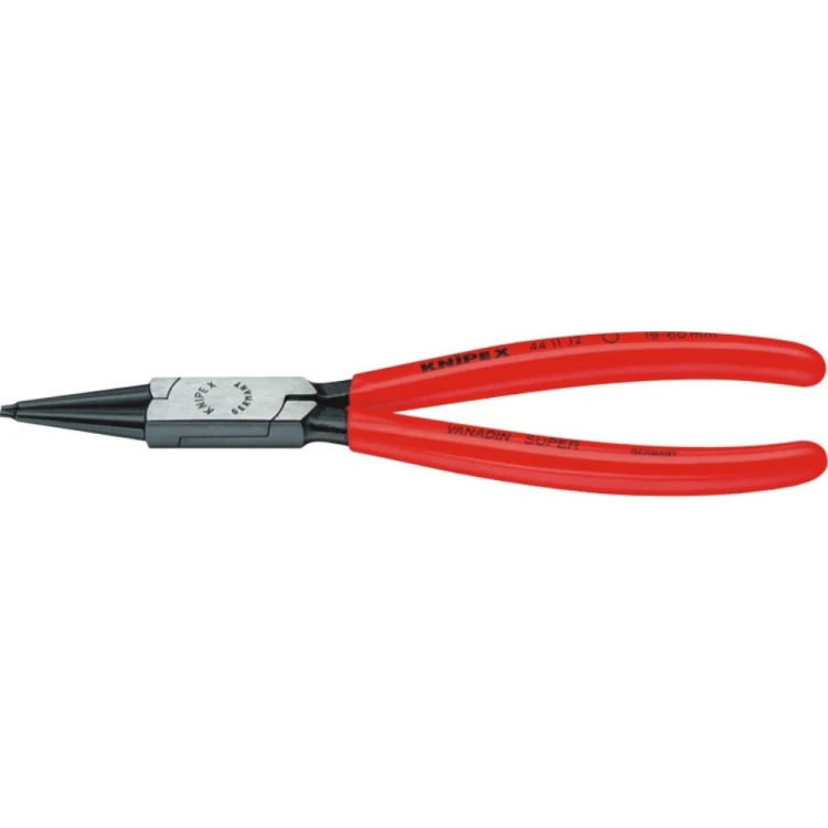 Szczypce proste do pierścieni osadczych (Segera) wewnętrznych Knipex 44 13 J2 19–60 mm