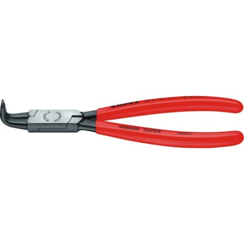 Szczypce wygięte 90° do pierścieni osadczych (Segera) wewnętrznych Knipex 44 23 J21 19–60 mm