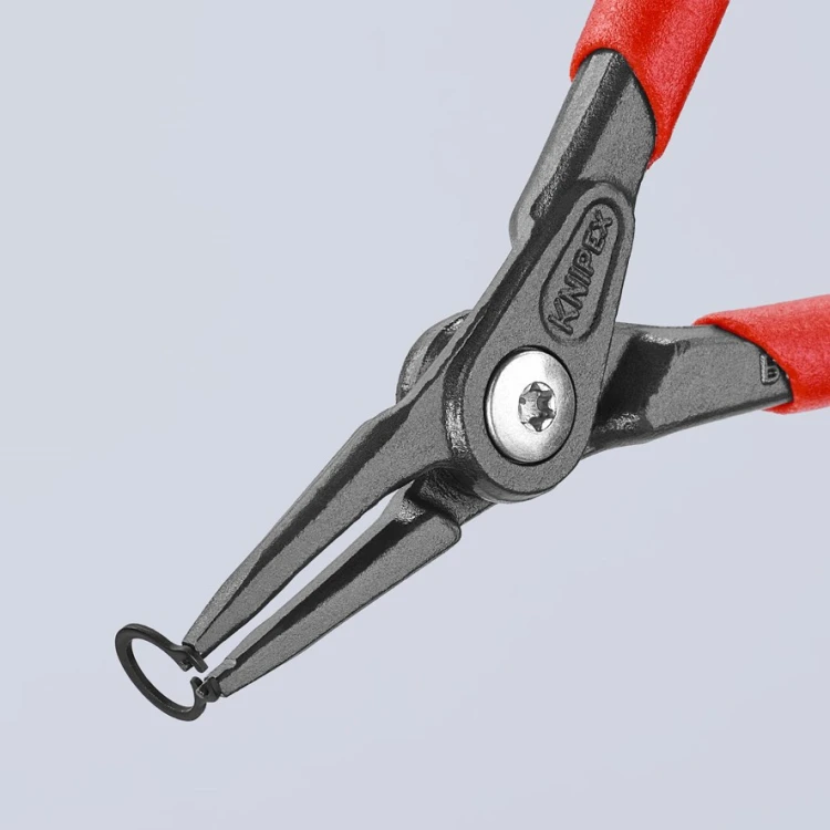Szczypce Knipex 49 11 A4 z zewnętrznym pierścieniem osadczym Segera