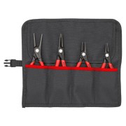 Zestaw 4 szczypiec do pierścieni osadczych Segera Knipex 00 19 57 w otwartym etui