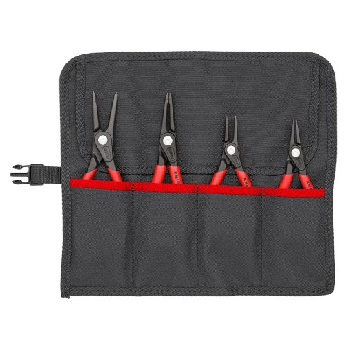Zestaw 4 szczypiec do pierścieni osadczych Segera Knipex 00 19 57 w otwartym etui