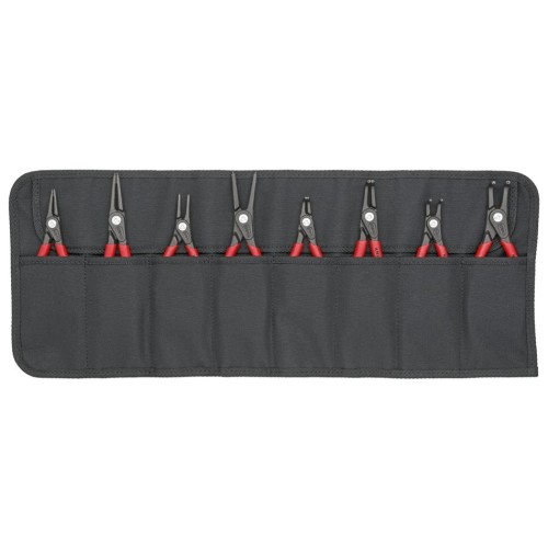 Zestaw 8 wzmocnionych szczypiec do pierścieni Segera Knipex 00 19 58 V02 w zwijanym etui
