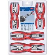 Zestaw 8 szczypiec do pierścieni Segera Knipex 00 20 04 V01 w opakowaniu z tworzywa