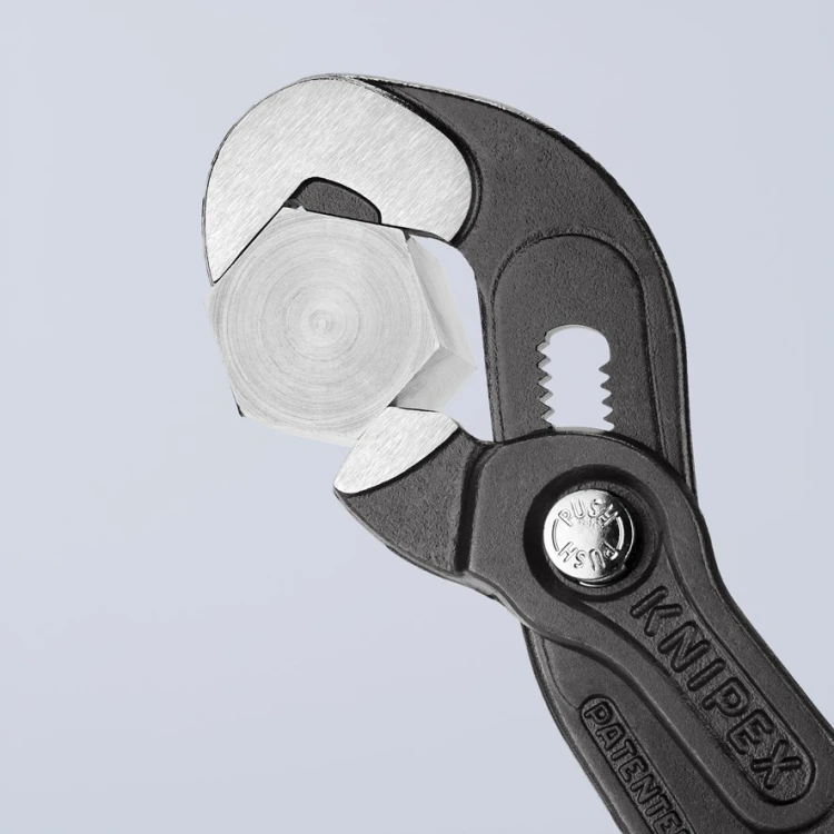 Szczypce Knipex 87 41 250 dopasowane do łba śruby sześciokątnej