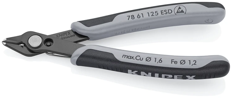 Szczypce tnące boczne ESD Knipex Super-Knips 78 61 125 ESD – 125 mm