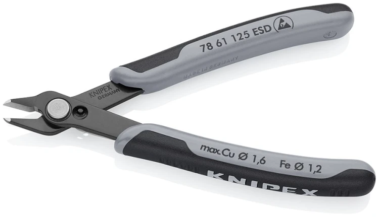 Szczypce tnące boczne ESD Knipex Super-Knips 78 61 125 ESD – 125 mm