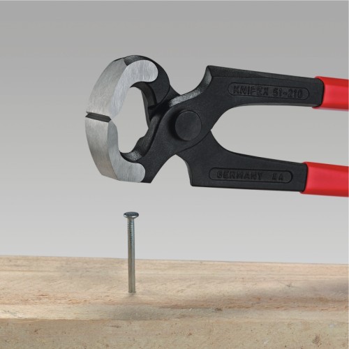 Obcęgi Knipex 51 01 210 ze specjalnym licem do wbijania gwoździ