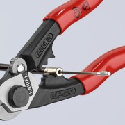 Nożyce Knipex 95 61 190 – zaciśnięta końcówka linki Bowden
