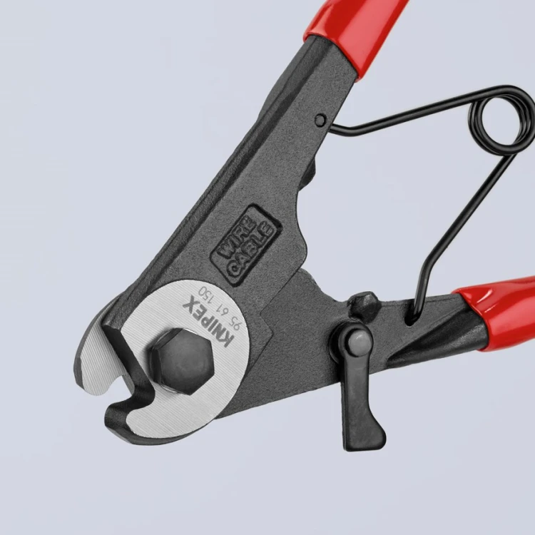 Nożyce do linek Knipex 95 61 150 – profil sierpowatych ostrzy