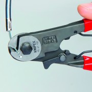 Nożyce Knipex 95 61 150 – cięcie cienkiego cięgna stalowego