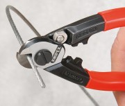 Knipex 95 62 190 – precyzyjne cięcie linki stalowej bez rozplatania