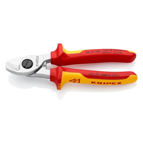 Nożyce do kabli izolowane VDE Knipex 95 16 165 1000 V
