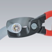 Knipex 95 11 200 cięcie grubego kabla miedzianego do 70 mm²