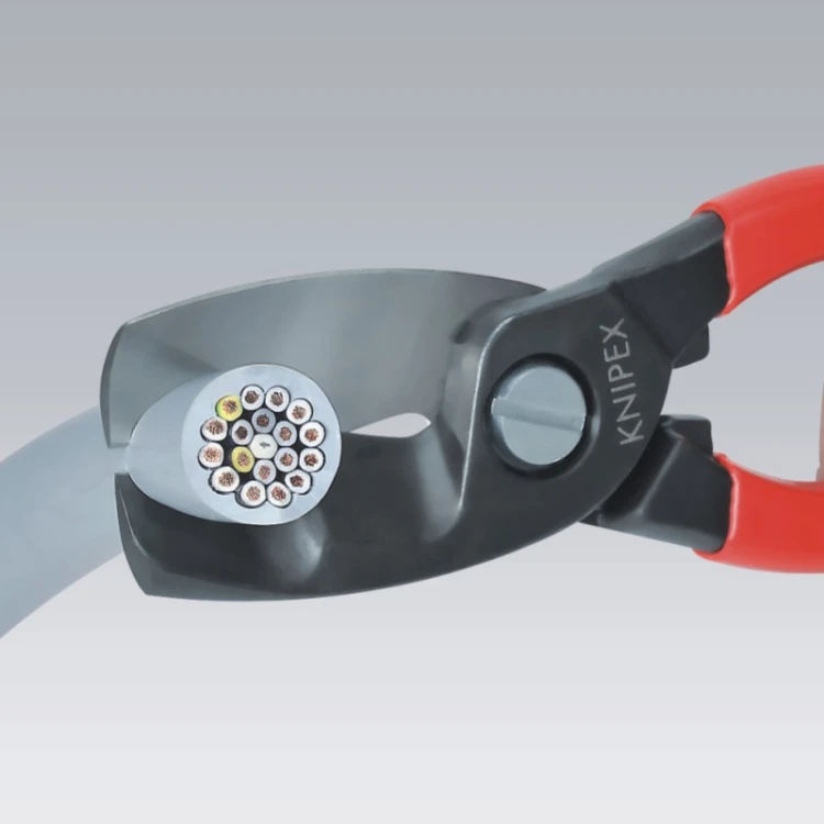 Knipex 95 11 200 cięcie grubego kabla miedzianego do 70 mm²