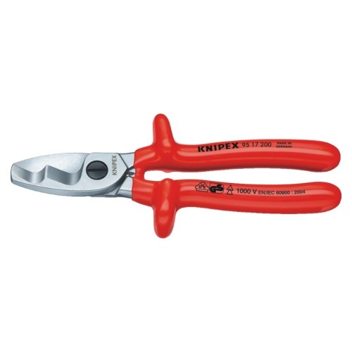 Nożyce do cięcia kabli izolowane VDE Knipex 95 17 200 200 mm