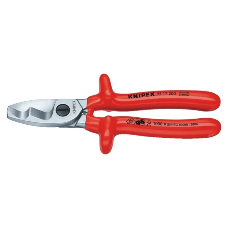 Nożyce do cięcia kabli izolowane VDE Knipex 95 17 200 200 mm