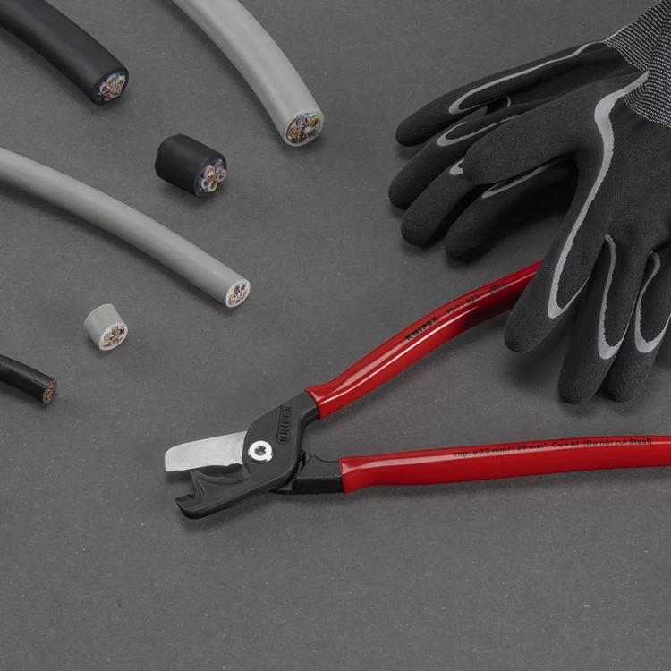 Nożyce do przewodów Knipex StepCut XL 95 11 225 – zastosowanie