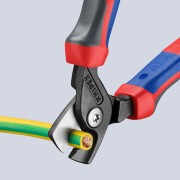 Nożyce Knipex 95 12 160 – cięcie przewodu miedzianego