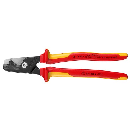 Nożyce do kabli Knipex StepCut XL VDE 95 18 225 225 mm 120 mm²