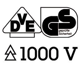 Izolacja VDE 1000 V nożyc zapadkowych Knipex 95 36 280