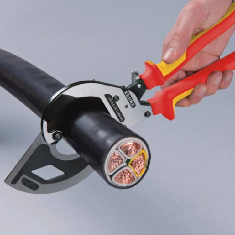 Nożyce Knipex 95 36 320 do przewodów miedzianych o dużym przekroju
