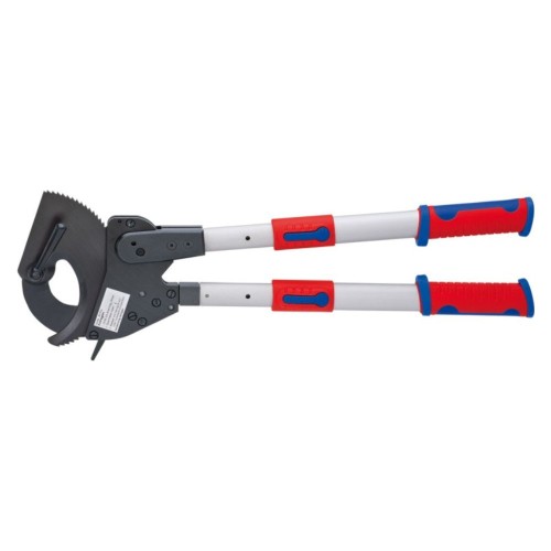 Nożyce zapadkowe teleskopowe do kabli Knipex 95 32 100 680 mm