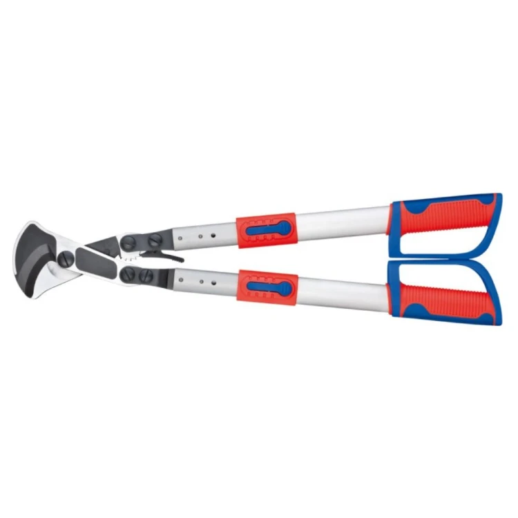 Nożyce zapadkowe teleskopowe do kabli Knipex 95 32 038 560 mm