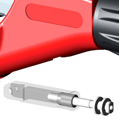 Mechanizm regulacji obcinaka do rur Montero E241-0335
