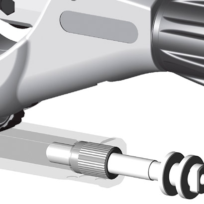 Mechanizm regulacji obcinaka do rur Montero E251-0335