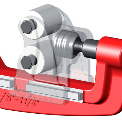 Mechanizm śrubowy obcinaka do rur Montero E261-1060