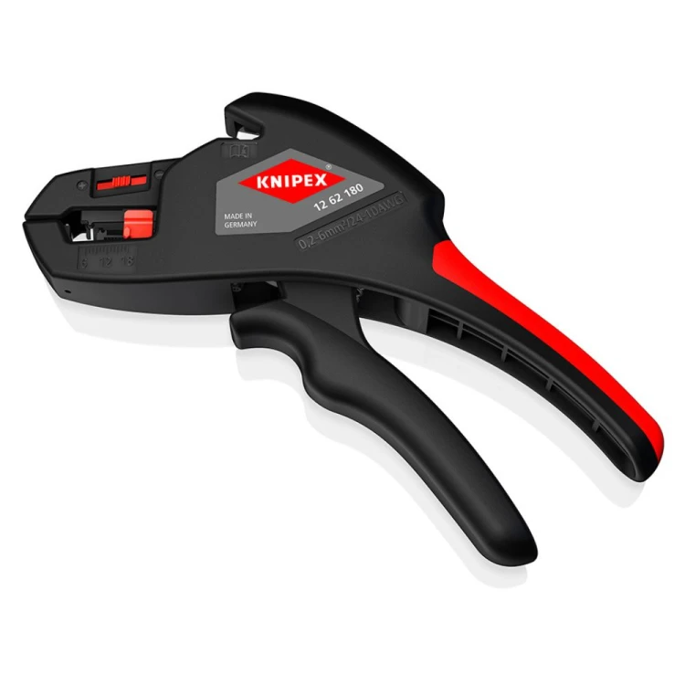 Automatyczny ściągacz izolacji Knipex 12 62 180 0,2–6,0 mm²