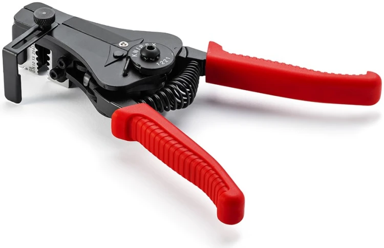 Ściągacz izolacji Knipex 12 21 180 z regulowanym ogranicznikiem długości