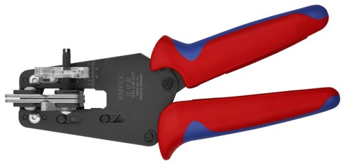 Knipex 12 12 12 – automatyczny ściągacz izolacji PV o długości 195 mm