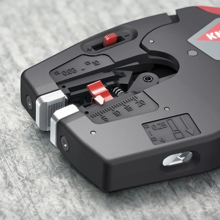 Knipex NexStrip 12 72 190 – regulowany ogranicznik długości zdejmowanej izolacji