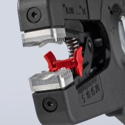 Ściągacz Knipex PreciStrip 16 – paraboliczne ostrza i szczęki robocze