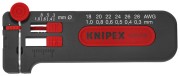Knipex 12 80 100 – ręczny ściągacz izolacji z regulacją średnicy przewodu