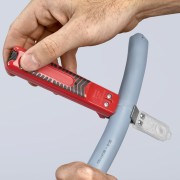 Knipex 16 20 16 – nacinanie zewnętrznej izolacji kabla okrągłego Ø 4–16 mm