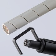 Ściągacz izolacji Knipex 16 30 145 – spiralne nacinanie zewnętrznej powłoki kabla