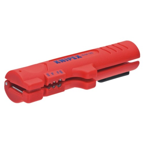 Ściągacz izolacji Knipex 16 64 125 SB do przewodów płaskich i okrągłych Ø 4–13 mm