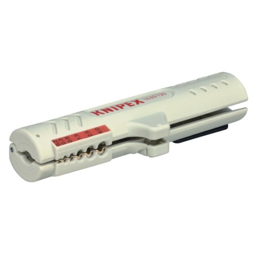 Ściągacz izolacji Knipex 16 65 125 SB do okrągłych kabli UTP/STP Ø 4,5–10 mm