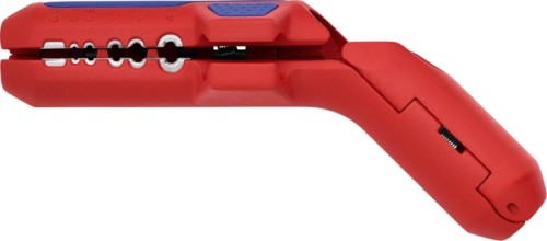 Knipex ErgoStrip 16 95 01 SB w ergonomicznym kształcie pistoletowym widok z boku
