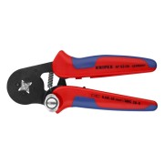 Szczypce zagniatające samonastawne Knipex 97 53 04 do tulejek kablowych 0,08–16 mm² – widok boczny