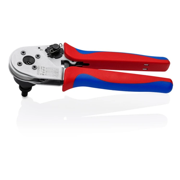 Szczypce zagniatające Knipex 97 52 67 DT do styków DEUTSCH 0,35–3,0 mm² – widok boczny