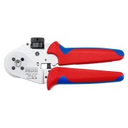 Szczypce zagniatające Knipex 97 52 63 A do styków wtykowych 0,08–2,5 mm² bez pozycjonera – widok boczny