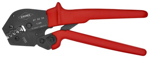Szczypce zagniatające Knipex 97 52 04 do końcówek kablowych 0,1–2,5 mm², długość 250 mm