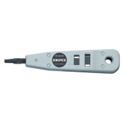 Wciskarka Knipex 97 40 10 do złączy telekomunikacyjnych LSA-Plus KRONE widok narzędzia
