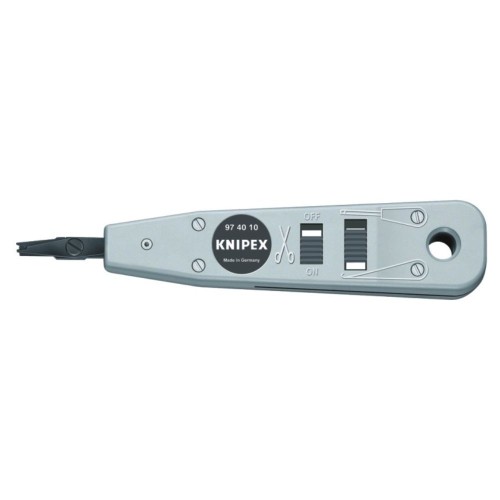 Wciskarka Knipex 97 40 10 do złączy telekomunikacyjnych LSA-Plus KRONE widok narzędzia
