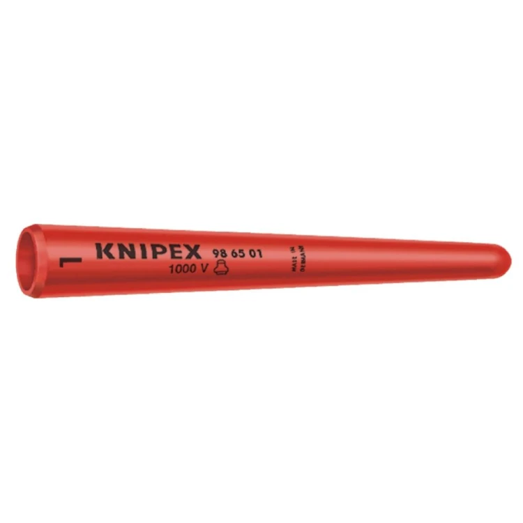 Kapturek ochronny stożkowy Knipex 98 66 02 VDE 1000 V czerwony z oznaczeniem numer 2